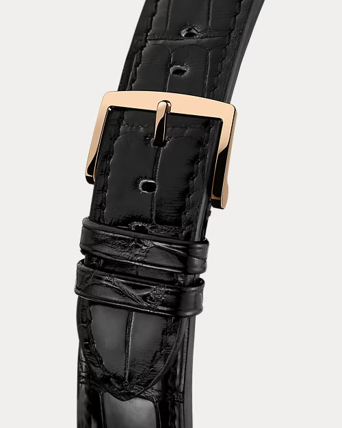 Ralph Lauren Rose Gold 32 MM White Dial Watch