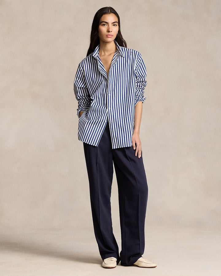 Ralph Lauren Oversize Fit Striped Cotton Shirt