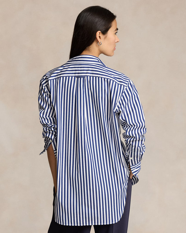 Ralph Lauren Oversize Fit Striped Cotton Shirt