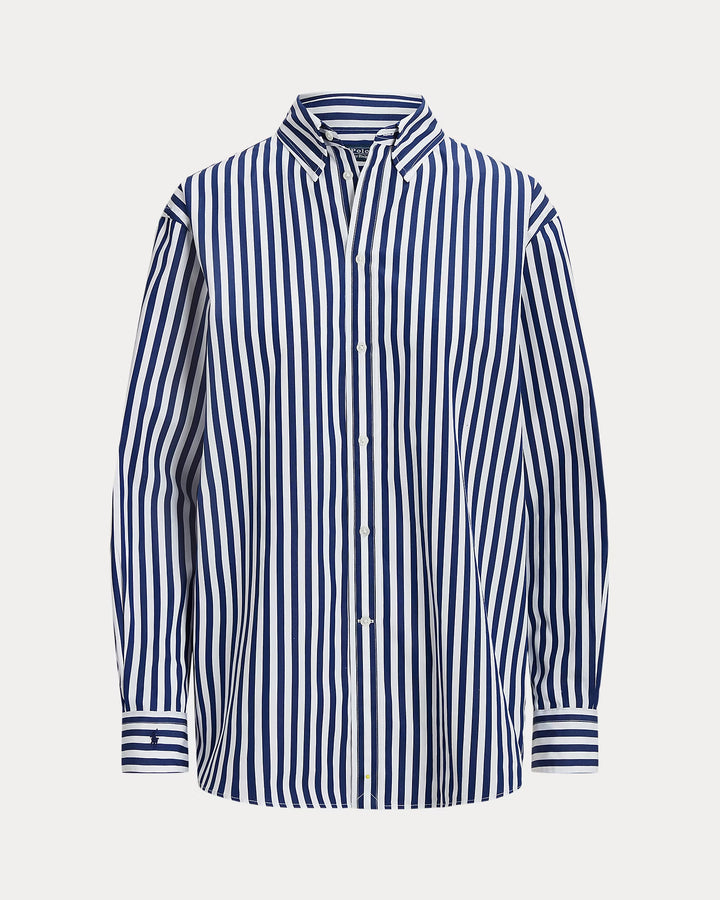 Ralph Lauren Oversize Fit Striped Cotton Shirt