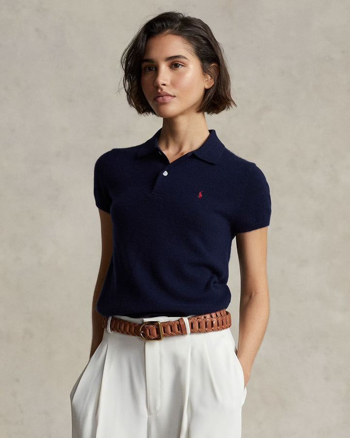 Ralph Lauren Slim Fit Cashmere Polo Shirt