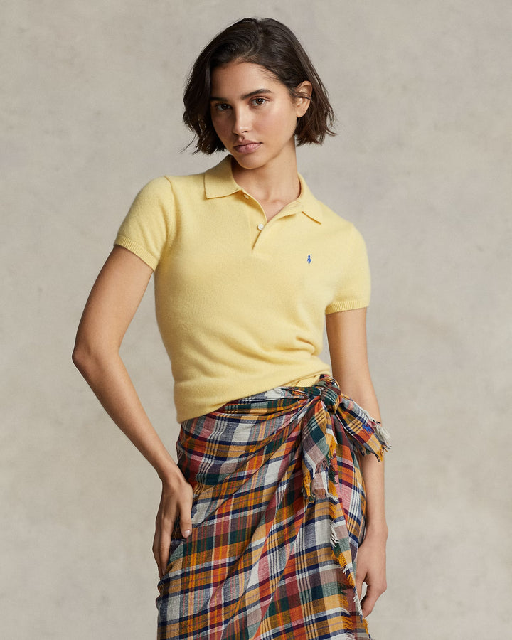 Ralph Lauren Slim Fit Cashmere Polo Shirt