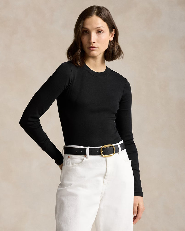 Ralph Lauren Slim Fit Cotton Long-Sleeve Tee