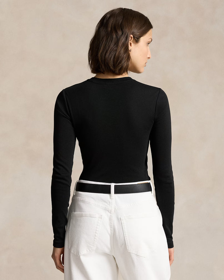 Ralph Lauren Slim Fit Cotton Long-Sleeve Tee
