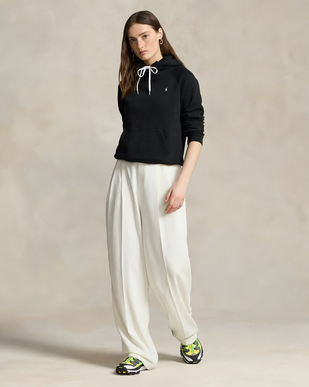 Ralph Lauren Shrunken Fit Fleece Hoodie