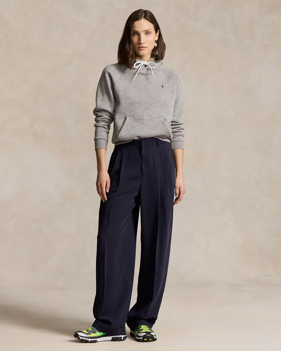 Ralph Lauren Shrunken Fit Fleece Hoodie