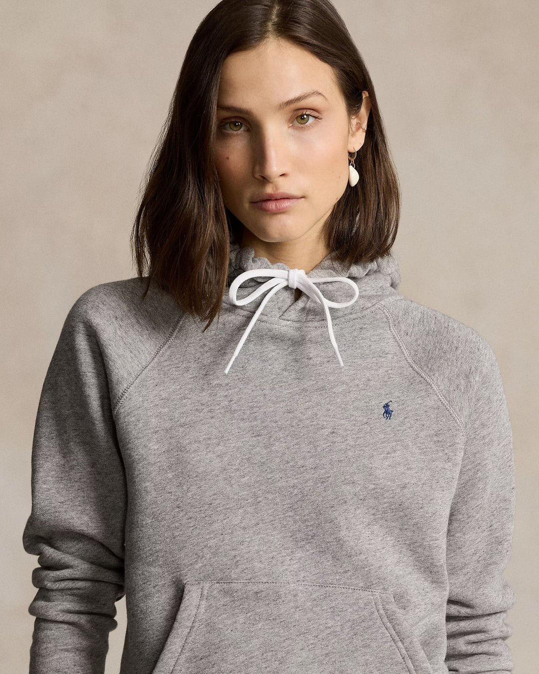 Ralph Lauren Shrunken Fit Fleece Hoodie