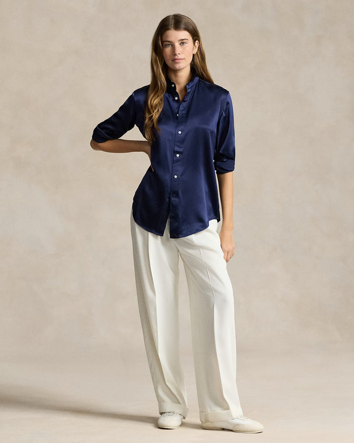 Ralph Lauren Slim Fit Silk Shirt Save your Wishlist