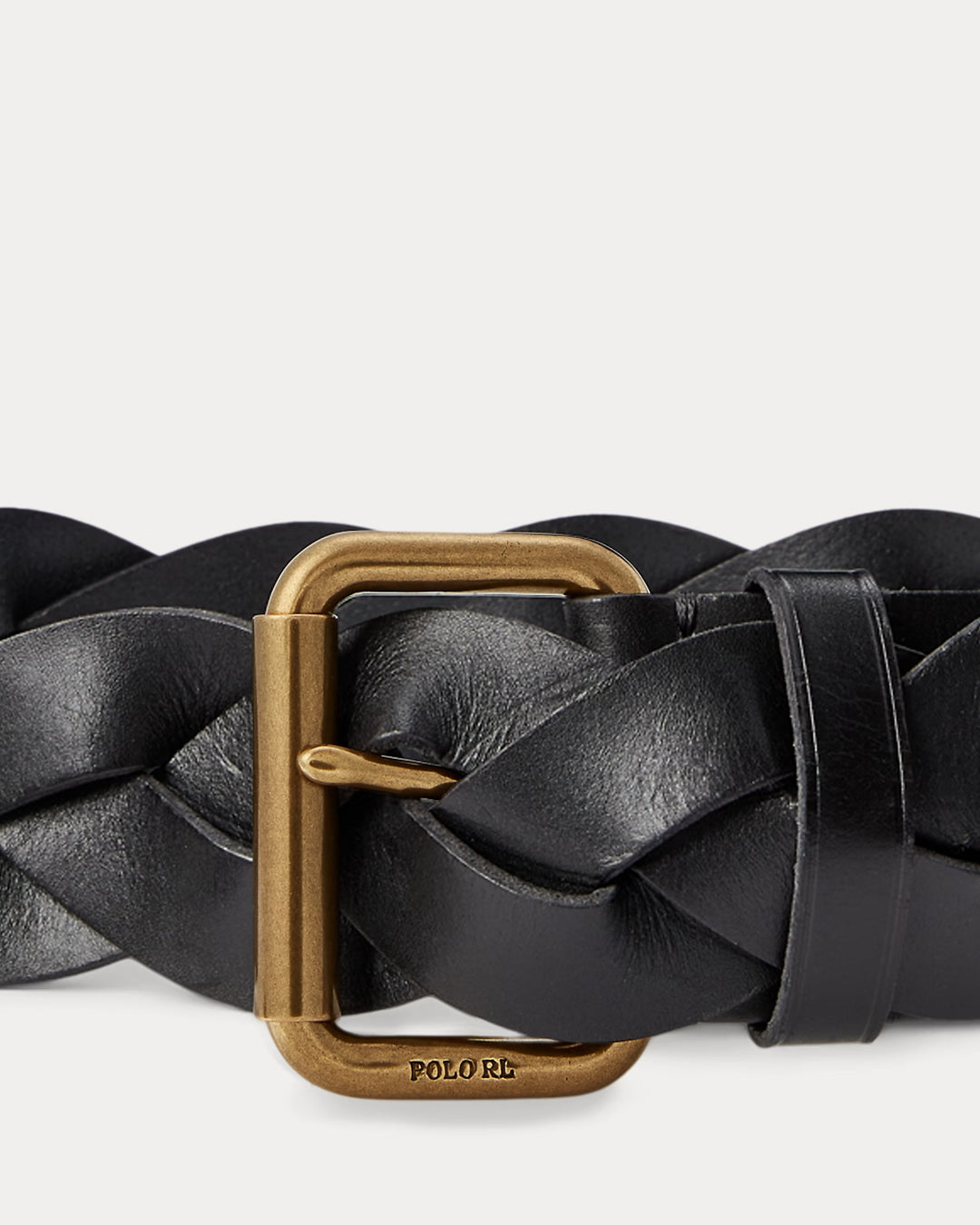 Ralph Lauren Braided Vachetta Leather Belt