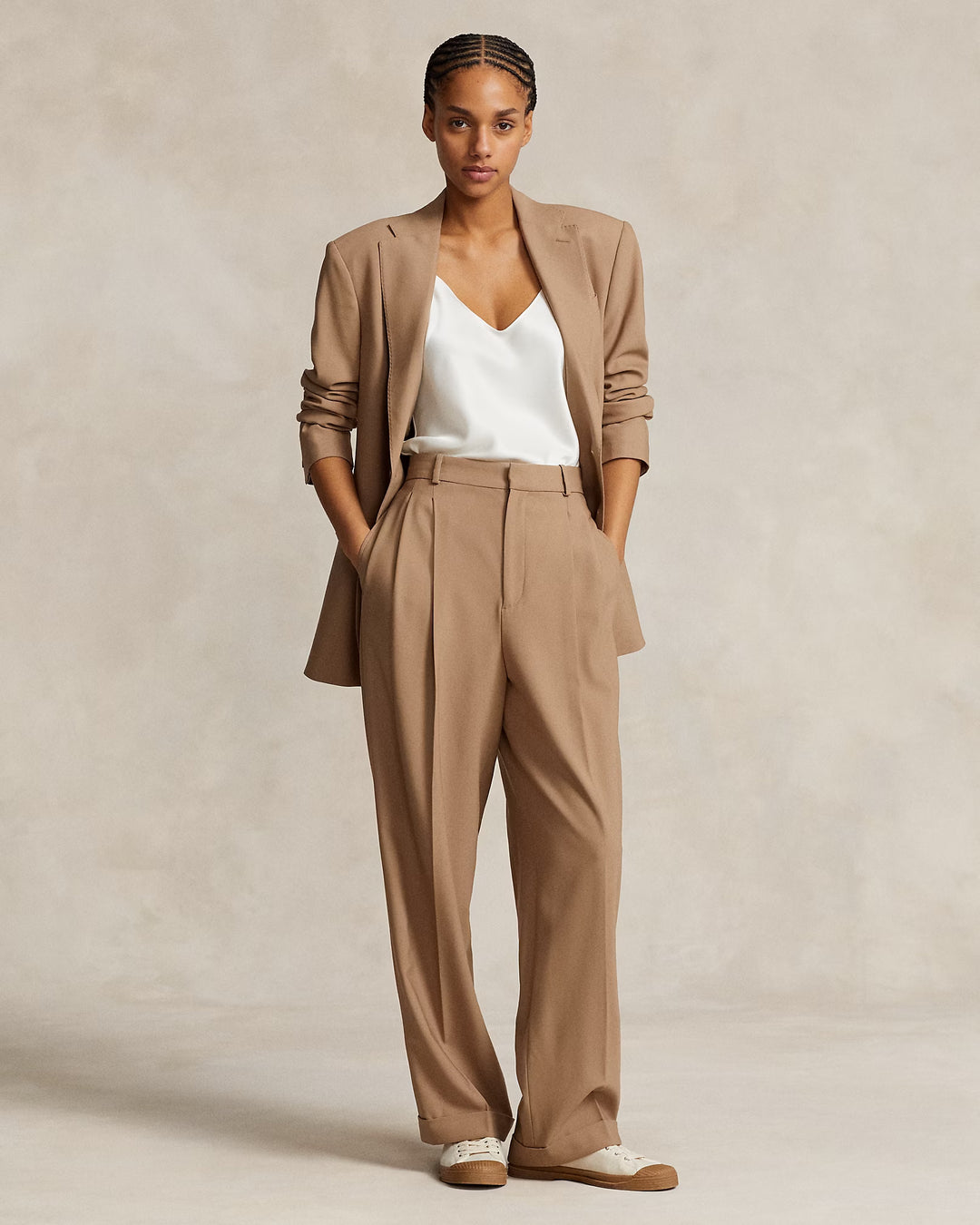 Ralph Lauren Stretch Wool-Blend Blazer