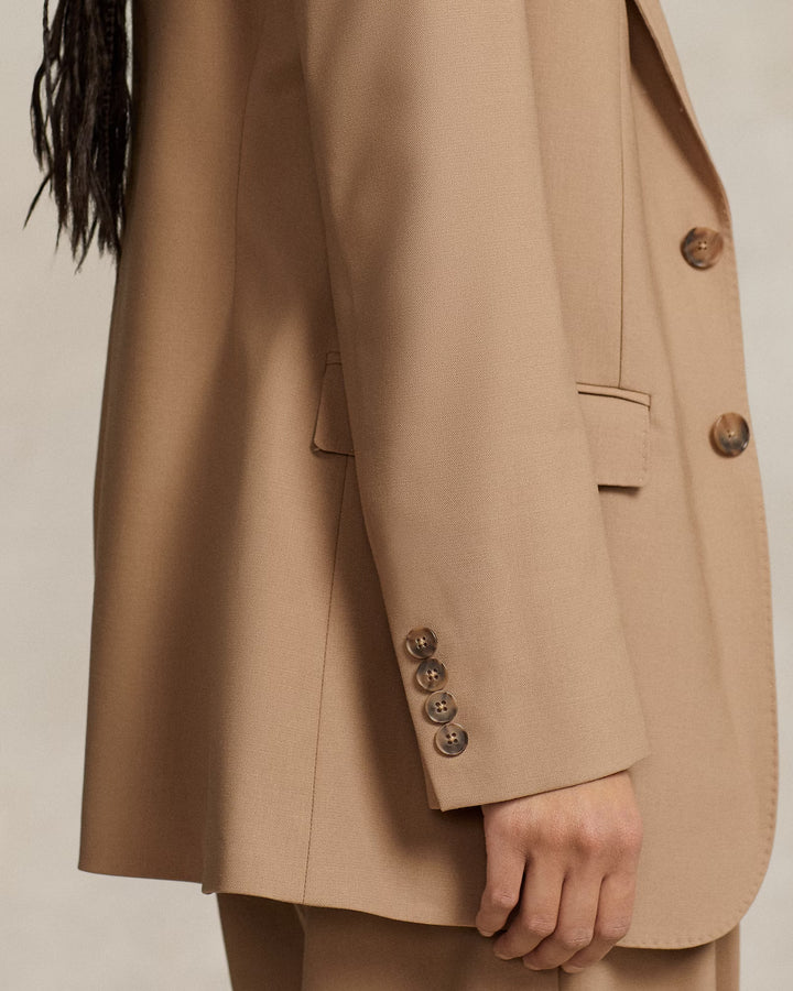 Ralph Lauren Stretch Wool-Blend Blazer