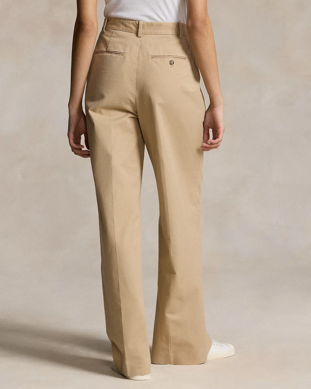 Ralph Lauren Stretch Twill Wide-Leg Pant
