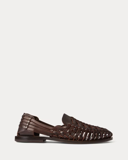 Ralph Lauren Handwoven Leather Sandal