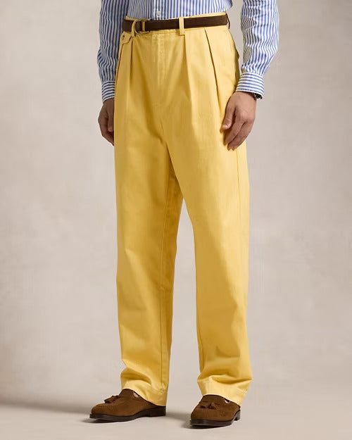 Ralph Lauren Whitman Relaxed Fit Pleated Chino Pant