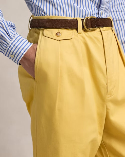 Ralph Lauren Whitman Relaxed Fit Pleated Chino Pant