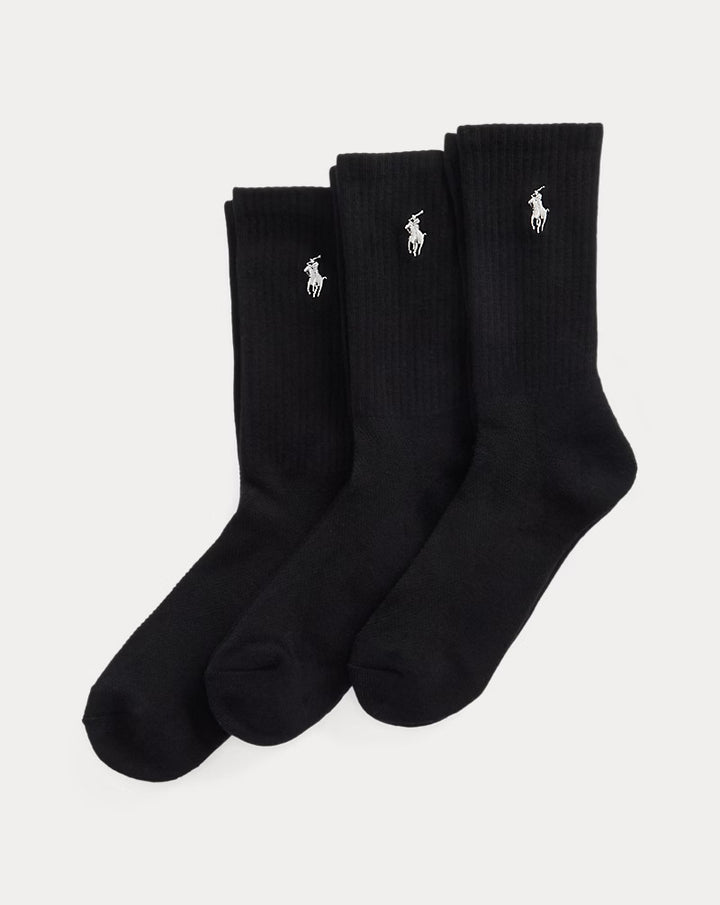 Ralph Lauren Cushioned Sport Crew Sock 3-Pack