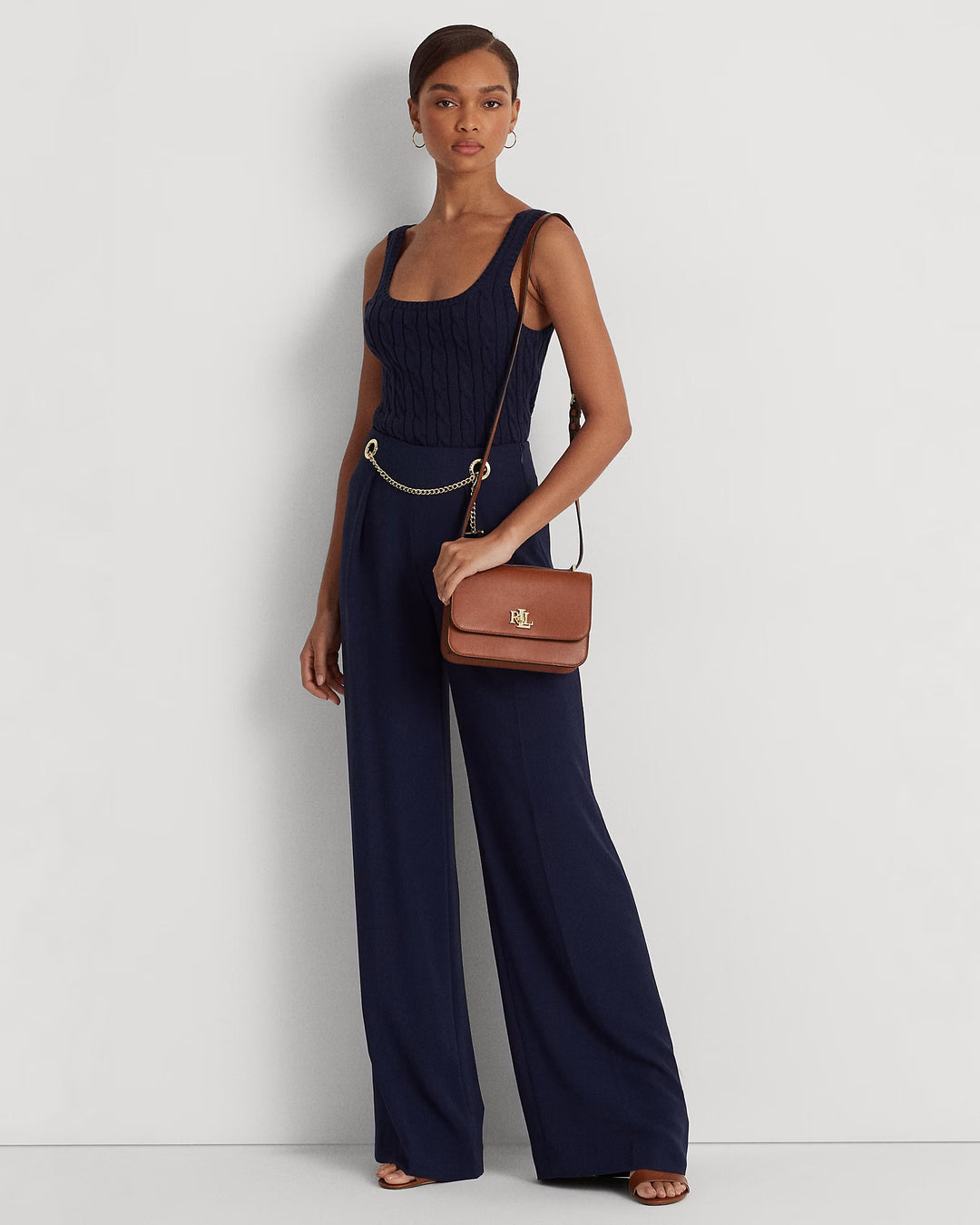 Ralph Lauren Leather Medium Sophee Bag