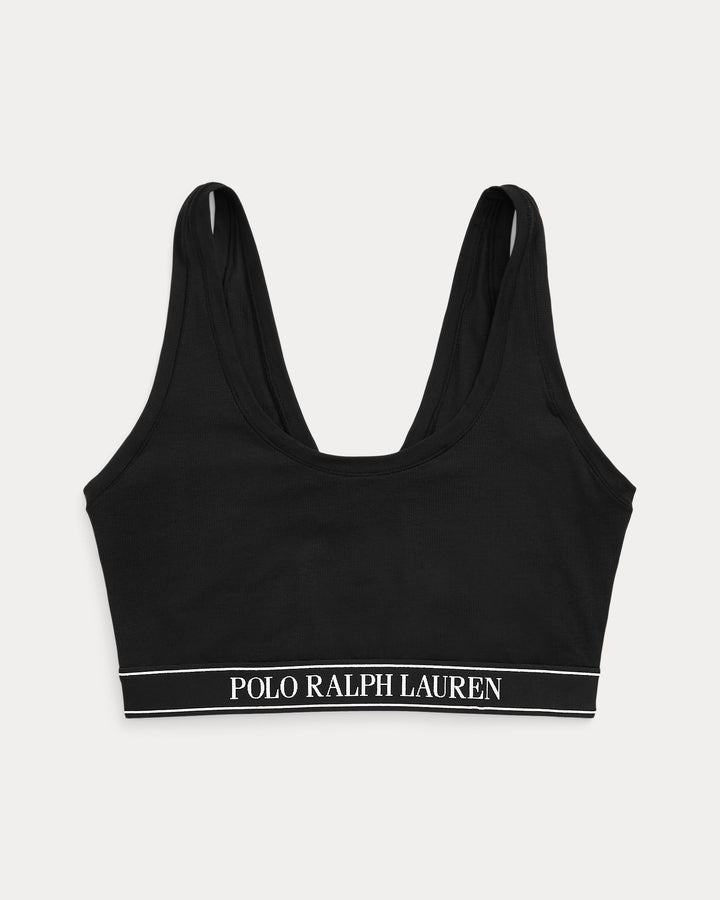 Ralph Lauren Repeat-Logo Scoop Cropped Tank