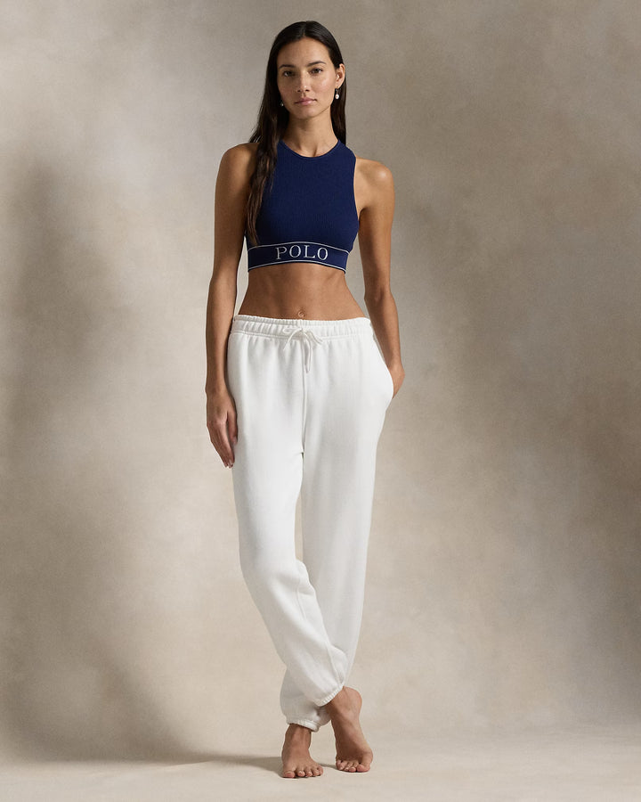 Ralph Lauren Seamless Cropped Jewelneck Tank