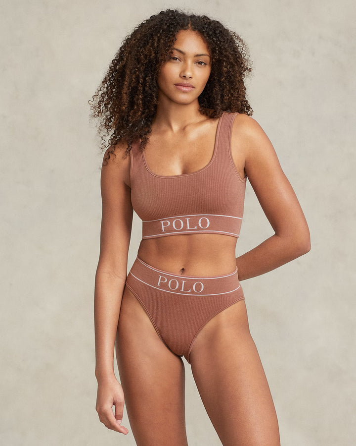 Ralph Lauren Seamless Cropped Scoopneck Tank