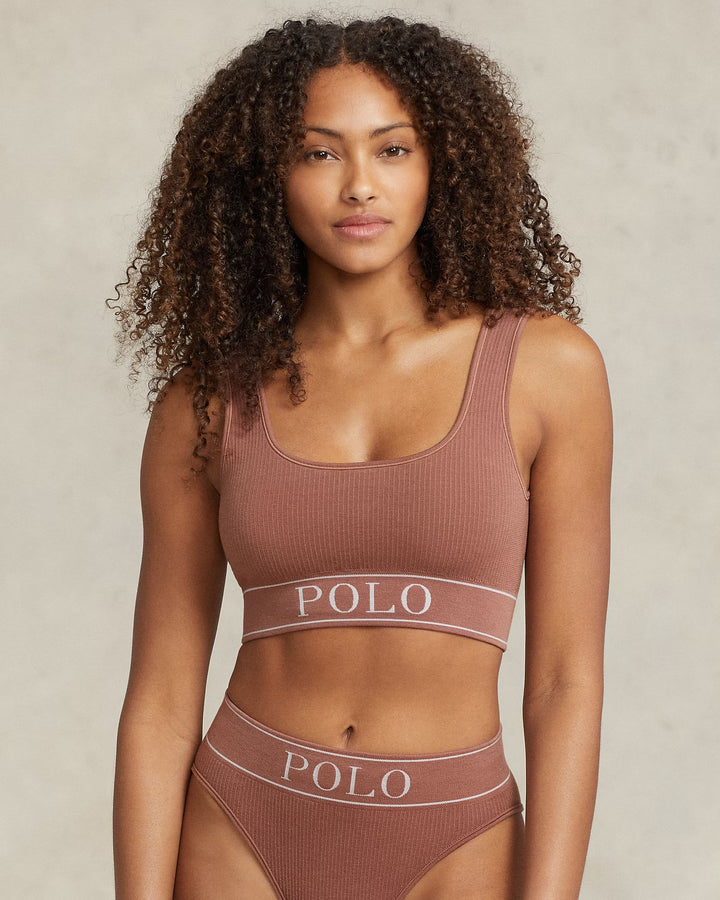 Ralph Lauren Seamless Cropped Scoopneck Tank