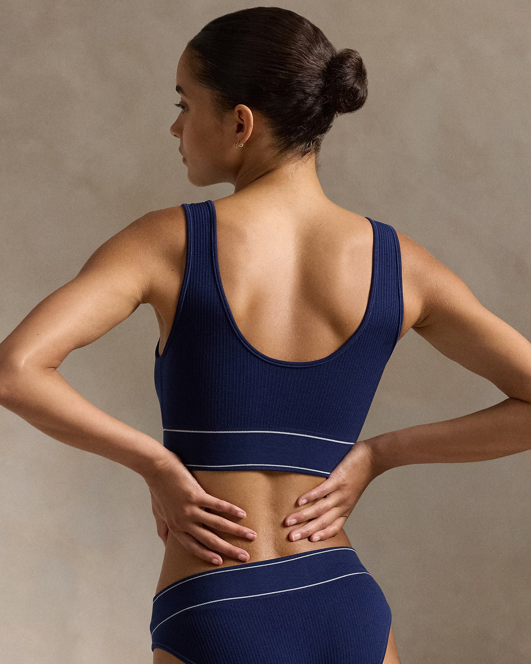 Ralph Lauren Seamless Cropped Scoopneck Tank