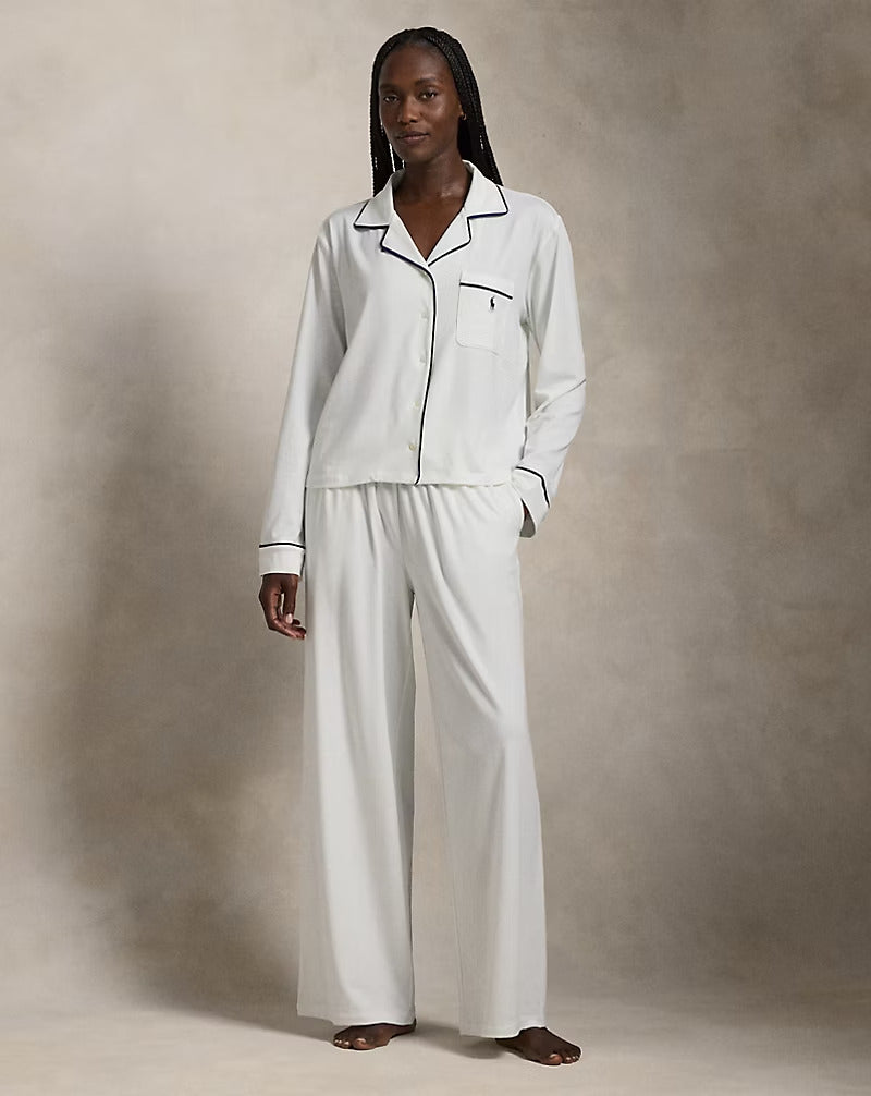 Ralph Lauren Long-Sleeve Jersey Pajama Set