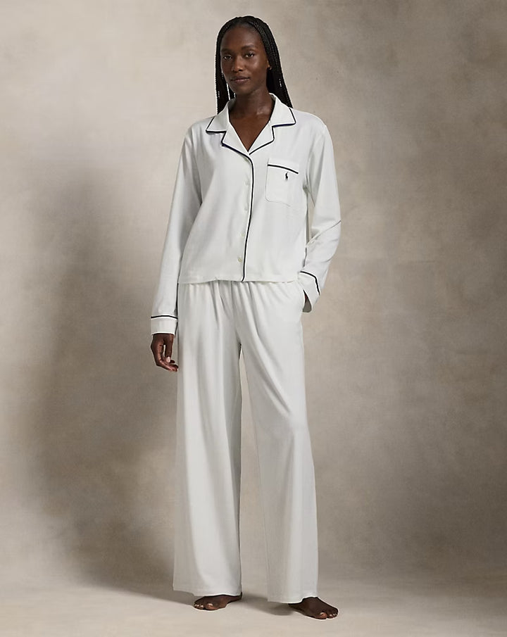 Ralph Lauren Long-Sleeve Jersey Pajama Set