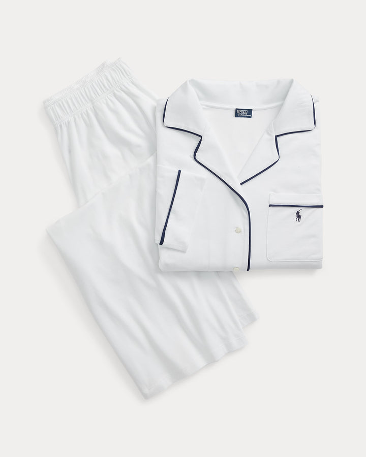 Ralph Lauren Long-Sleeve Jersey Pajama Set