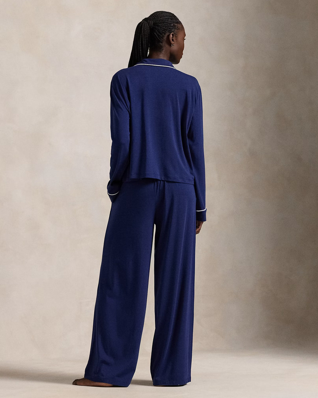 Ralph Lauren Long-Sleeve Jersey Pajama Set