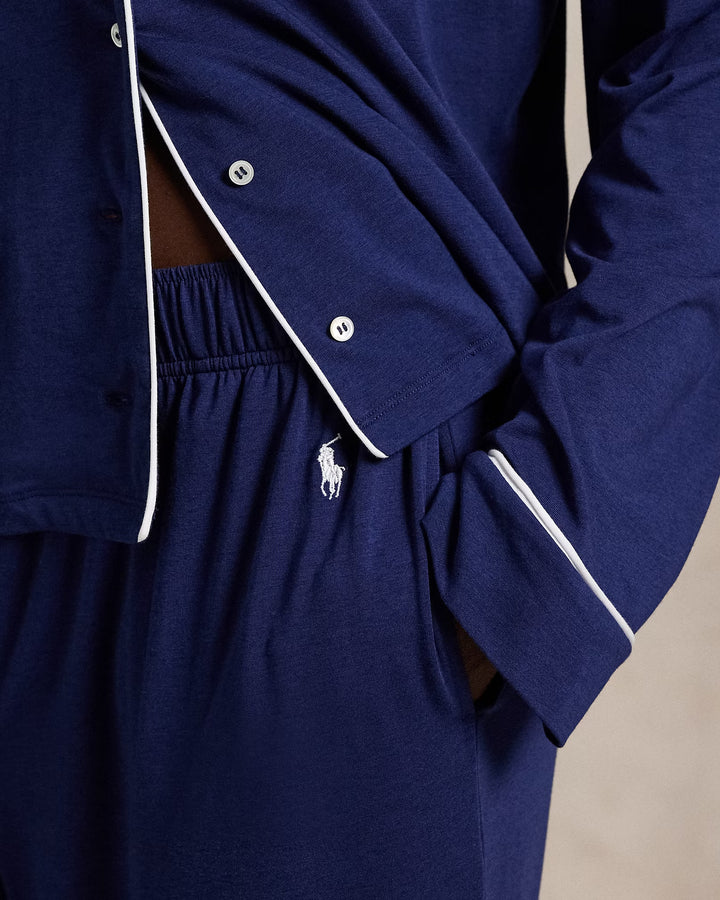 Ralph Lauren Long-Sleeve Jersey Pajama Set