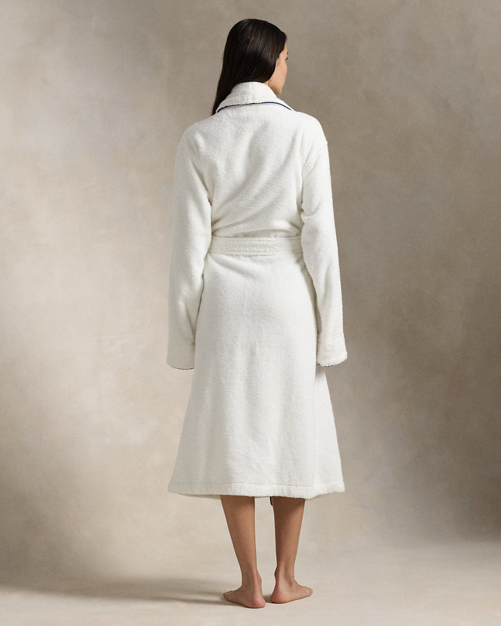 Ralph Lauren Logo Shawl-Collar Bath Robe