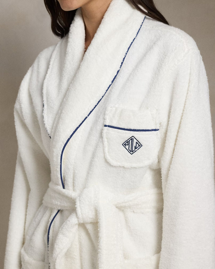 Ralph Lauren Logo Shawl-Collar Bath Robe