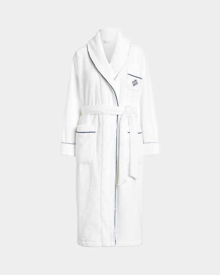 Ralph Lauren Logo Shawl-Collar Bath Robe