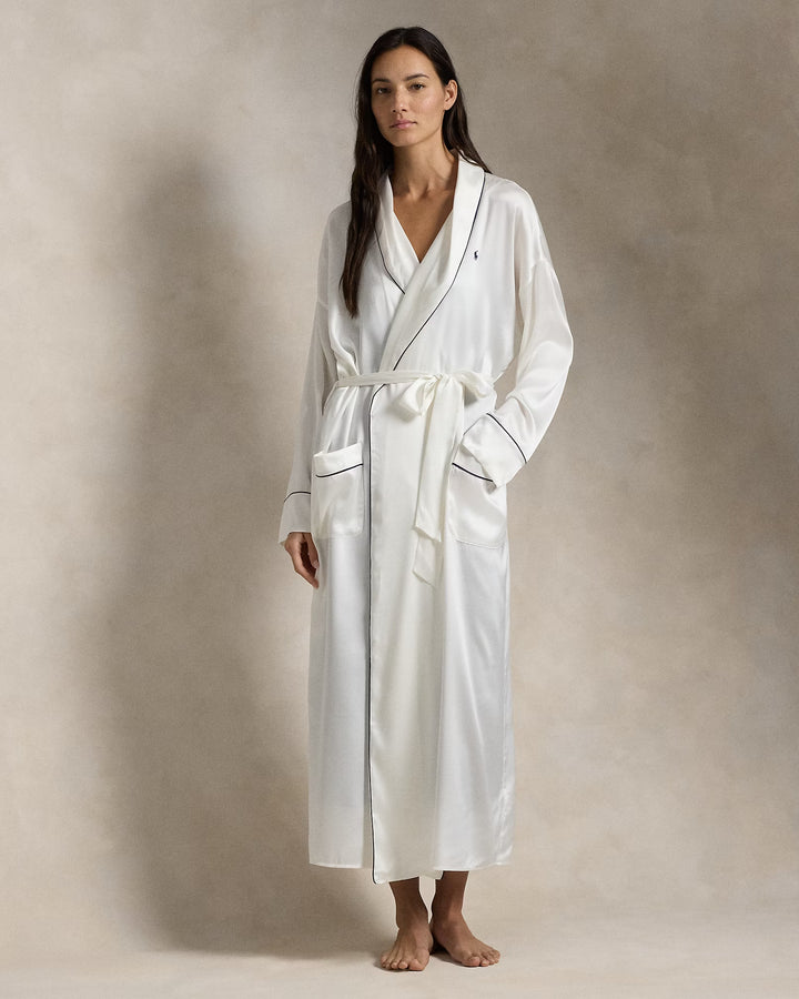 Ralph Lauren Stretch Silk Bath Robe