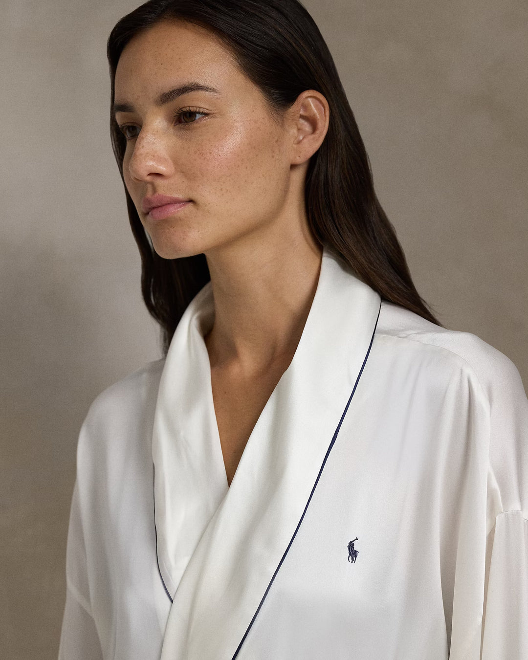 Ralph Lauren Stretch Silk Bath Robe