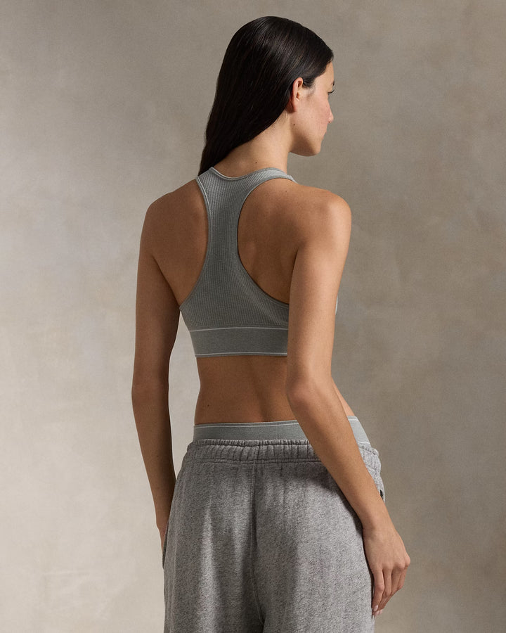 Ralph Lauren Seamless Cropped Jewelneck Tank