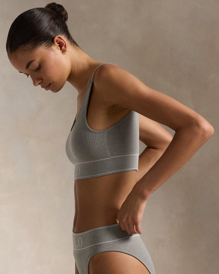 Ralph Lauren Seamless Cropped Scoopneck Tank