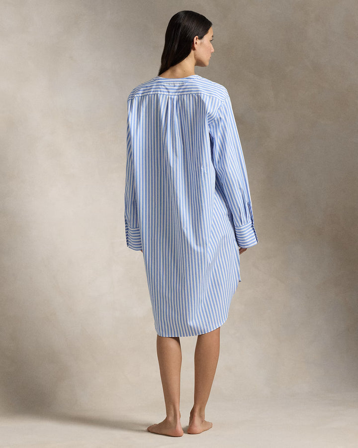 Ralph Lauren Striped Poplin Sleep Shirt