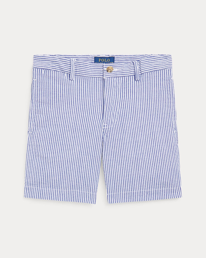 Ralph Lauren Stretch Cotton Seersucker Short