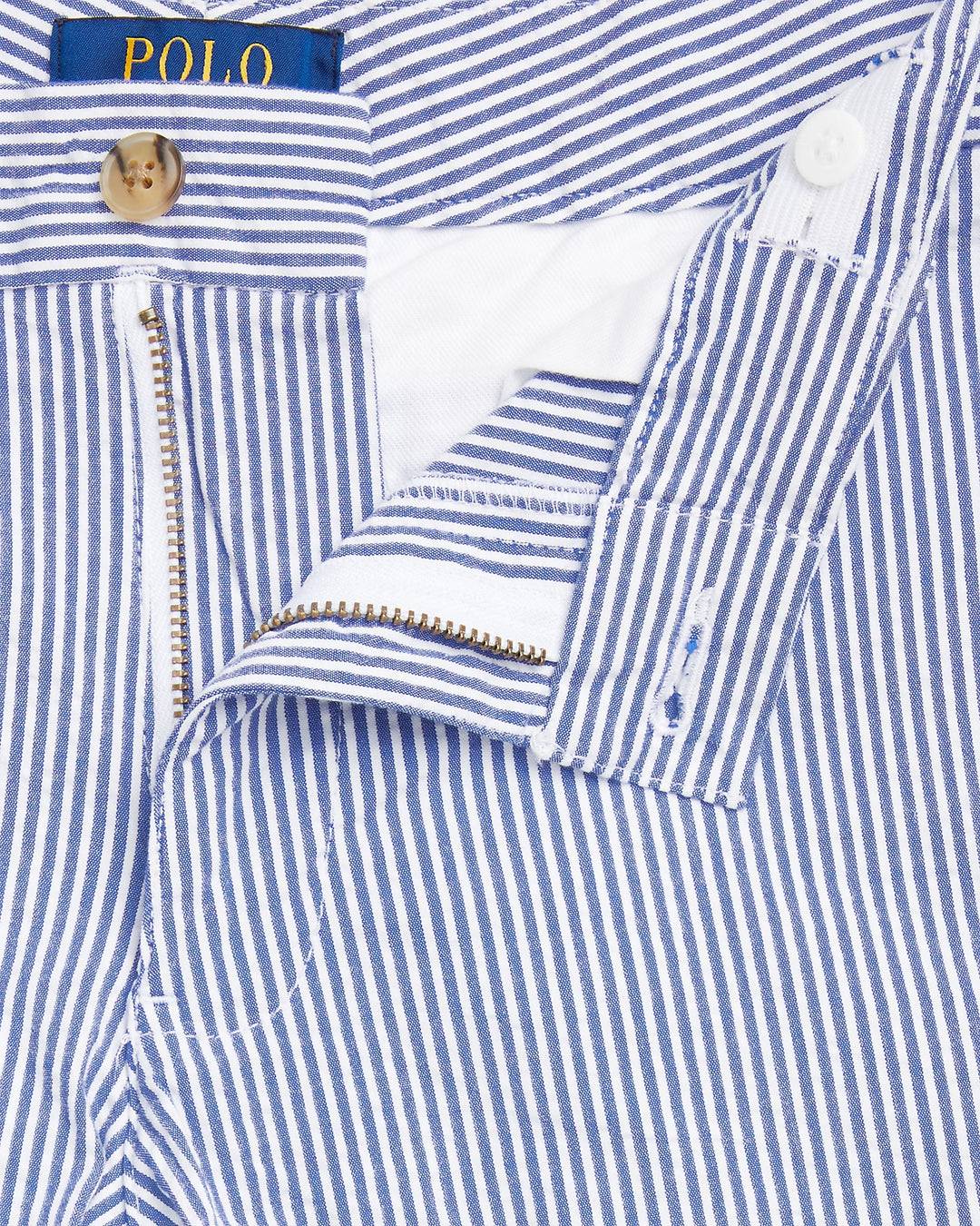 Ralph Lauren Stretch Cotton Seersucker Short