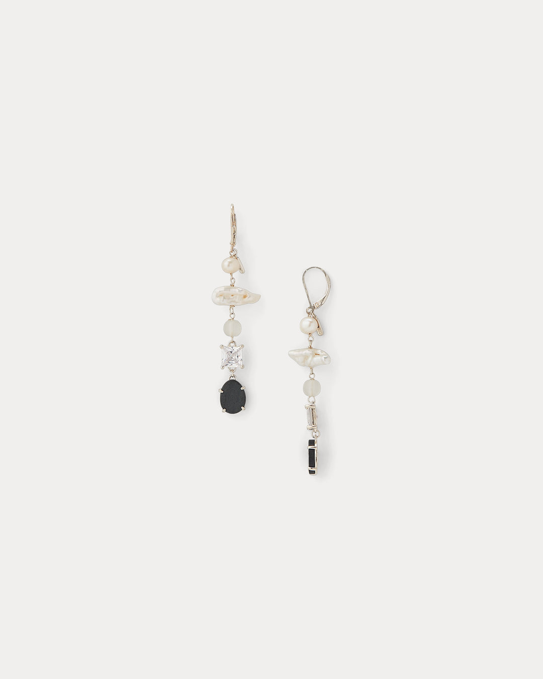 Ralph Lauren Pearl & Beach Stone Drop Earrings