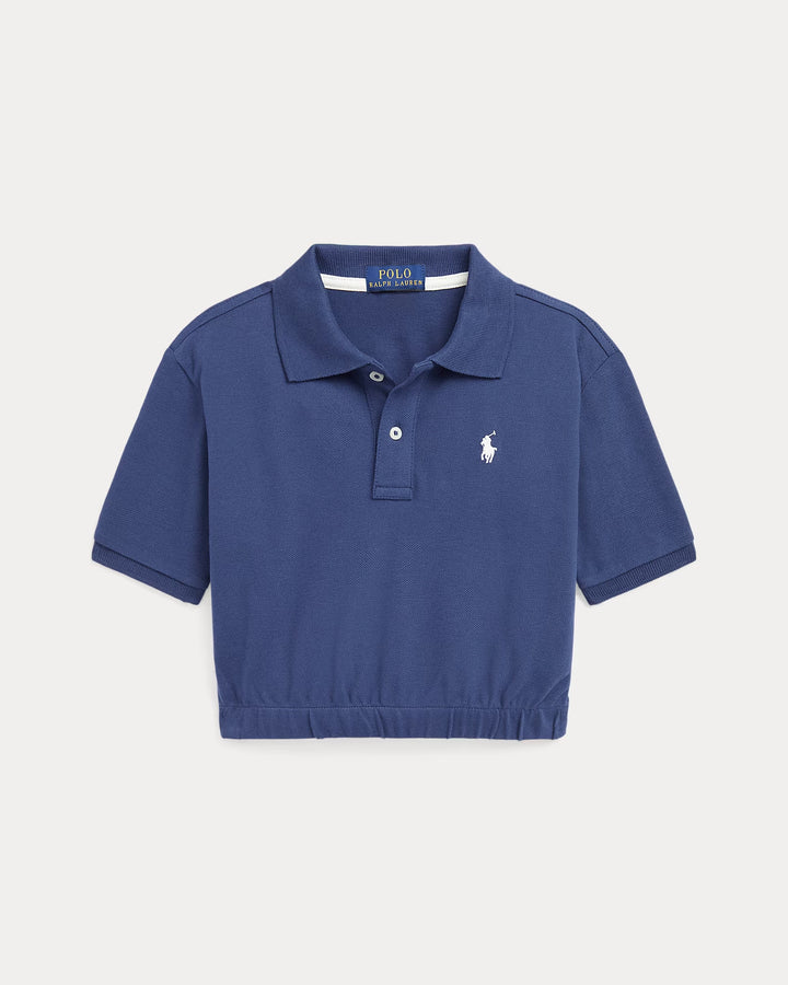 Ralph Lauren Stretch Mesh Boxy Polo Shirt