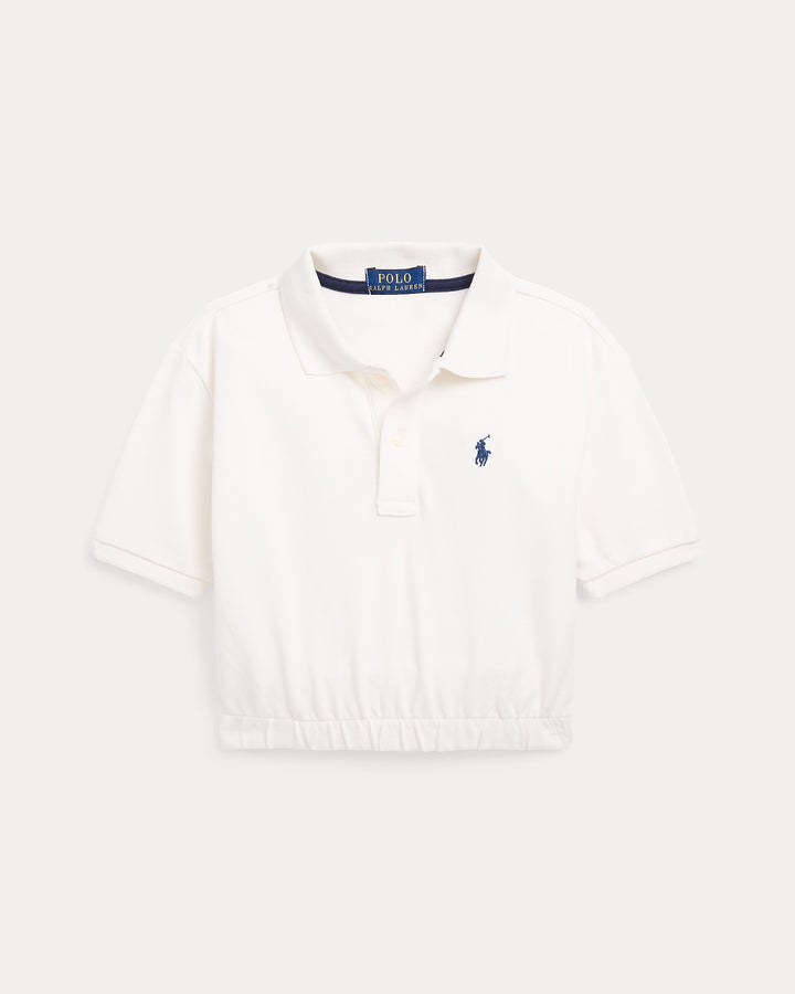 Ralph Lauren Stretch Mesh Boxy Polo Shirt