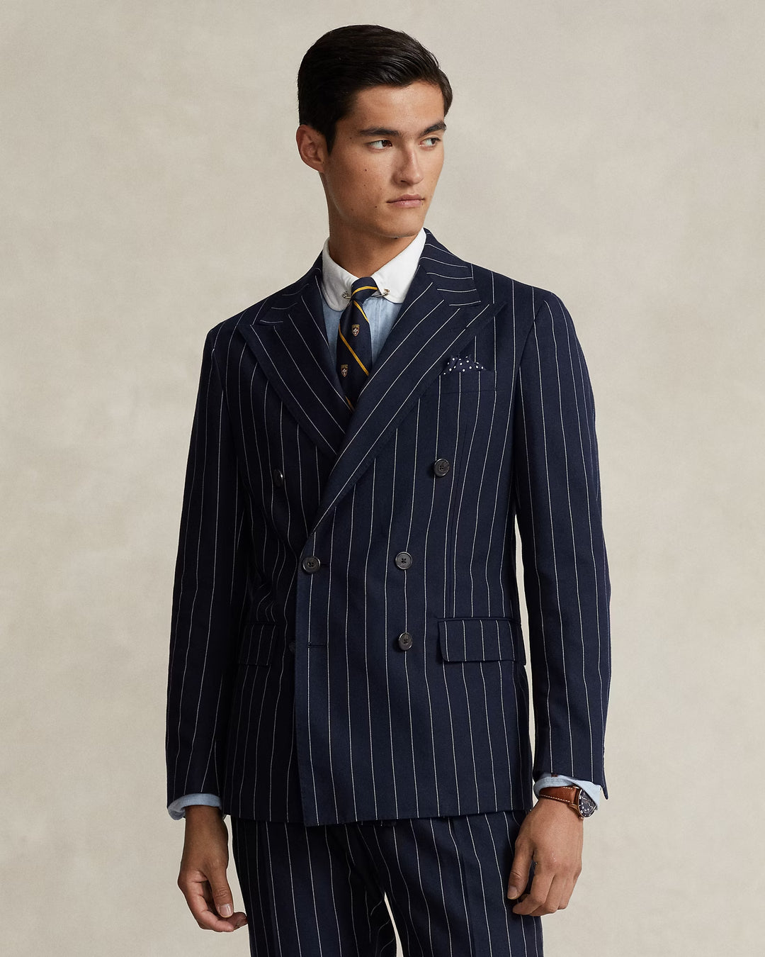 Ralph Lauren Polo Soft Tailored Pinstripe Jacket