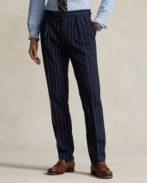 Ralph Lauren Pleated Pinstripe Suit Trouser