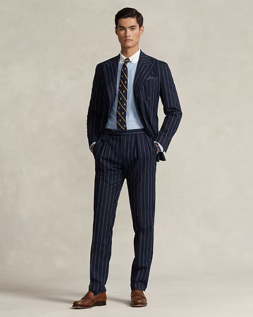 Ralph Lauren Pleated Pinstripe Suit Trouser