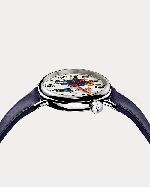 Ralph Lauren 38 MM Ralph & Ricky Polo Bear Steel