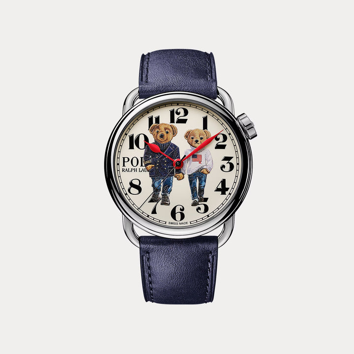 Ralph Lauren 38 MM Ralph & Ricky Polo Bear Steel