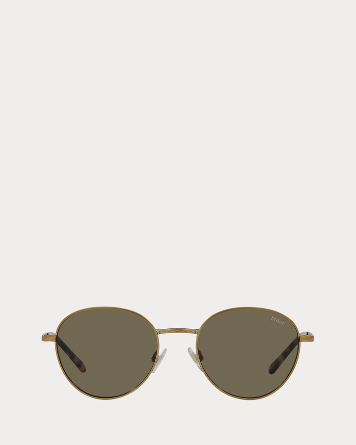 Ralph Lauren Retro Round Metal Sunglasses